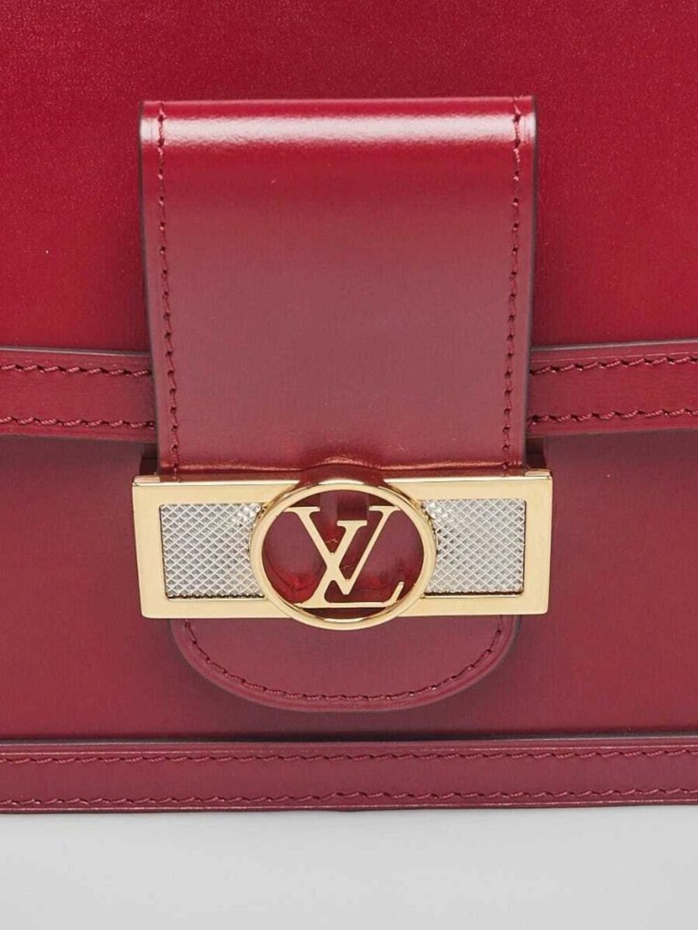 Louis Vuitton Cherry Berry Leather Dauphine MM Bag - Picture 5 of 11
